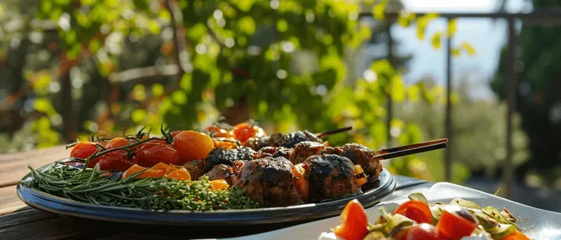 Griechischer Souvlaki